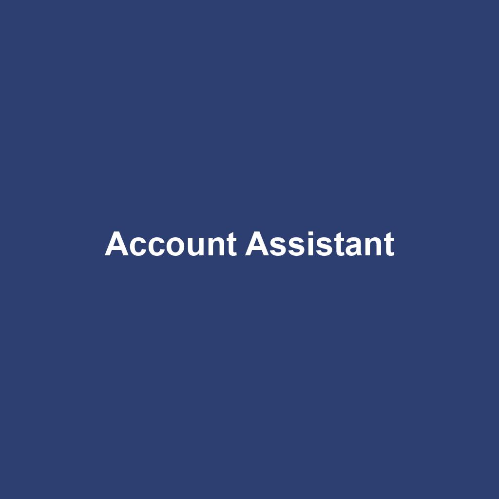 Account Assistant