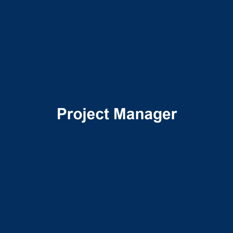 Project Manager