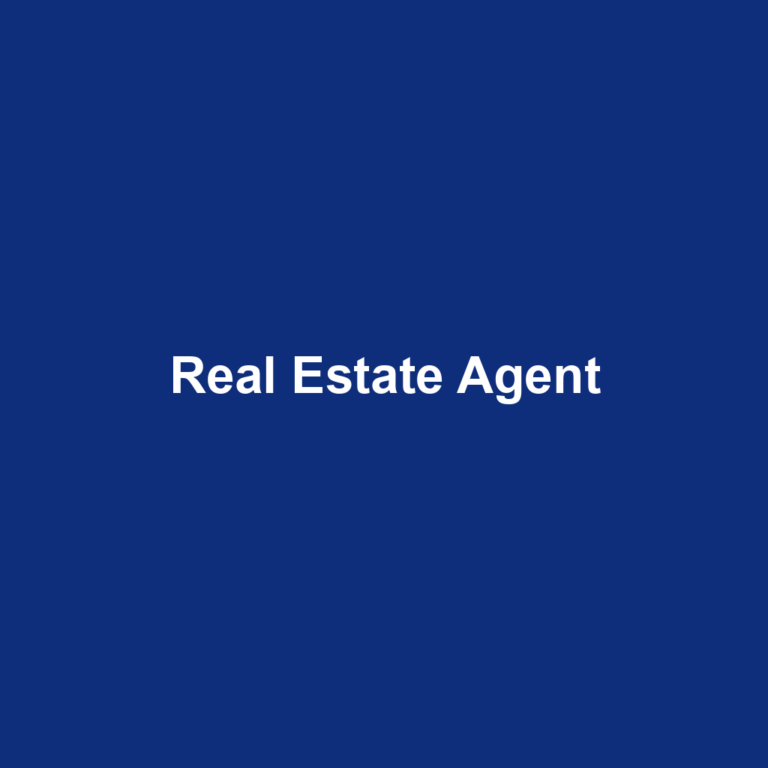 Real Estate Agent