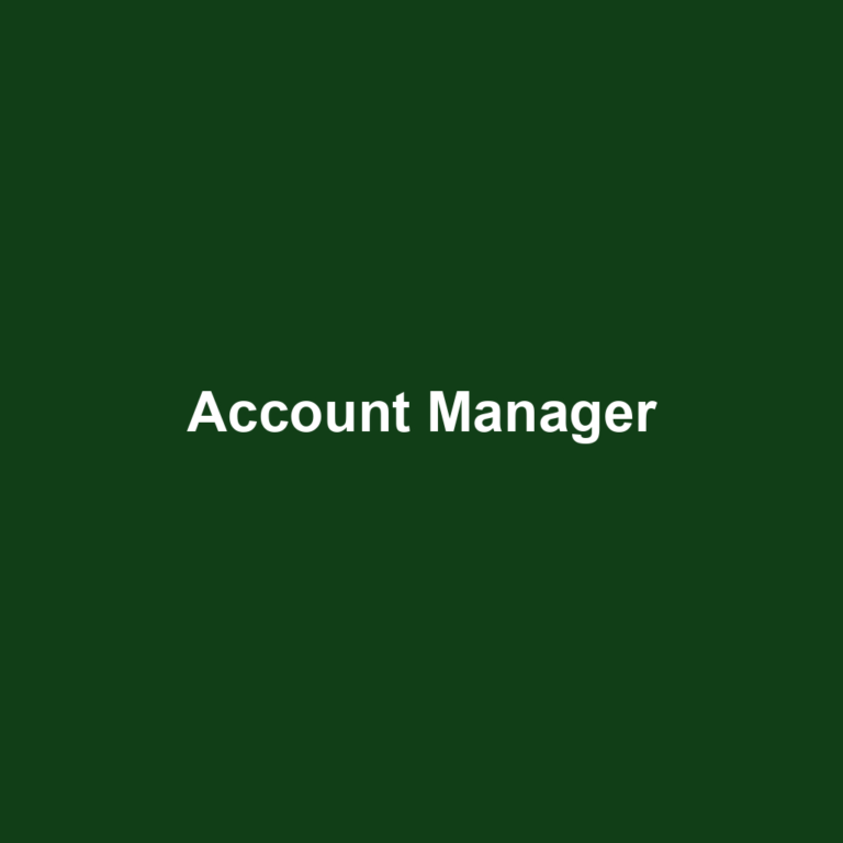 Account Manager