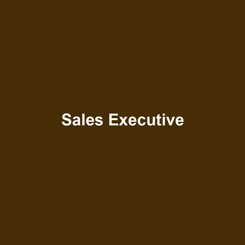 Sales Executive