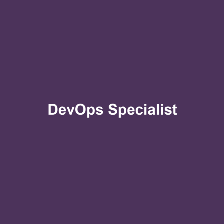 DevOps Specialist