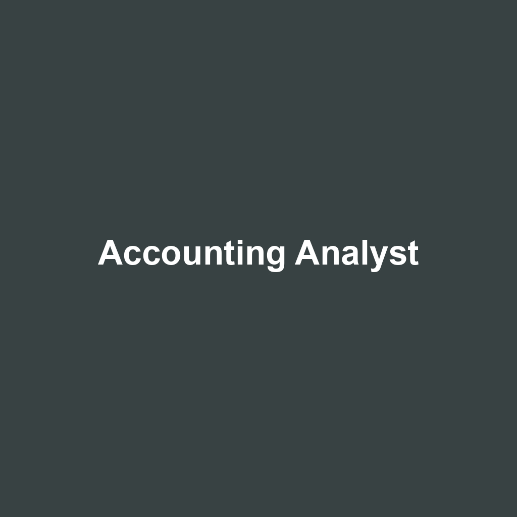 Accounting Analyst