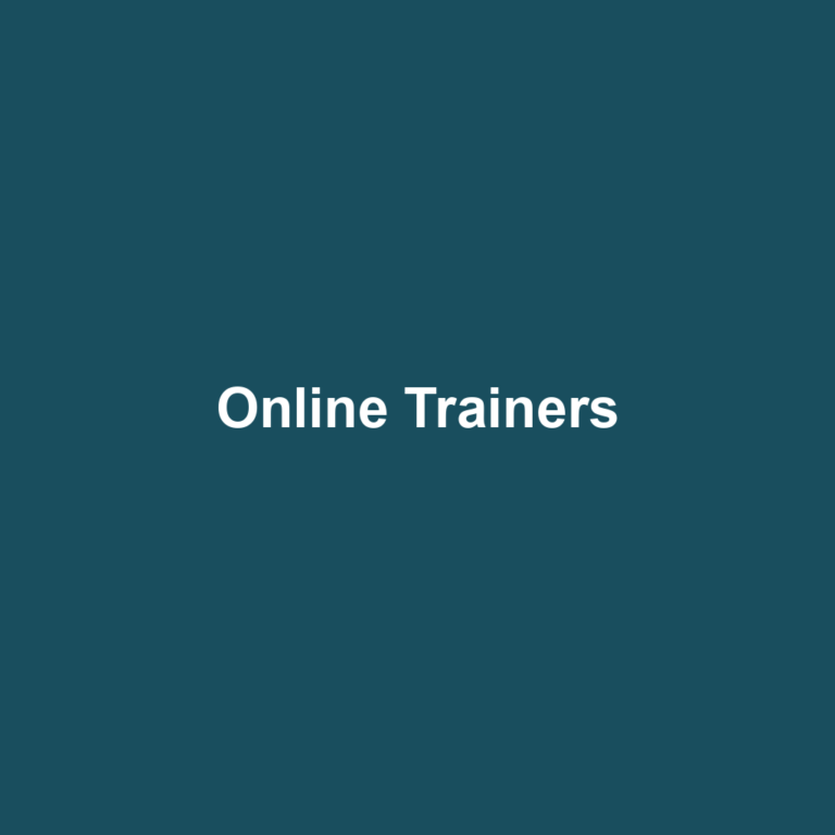 Online Trainers