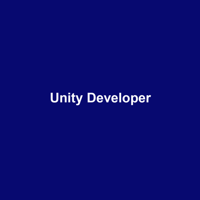 Unity Developer