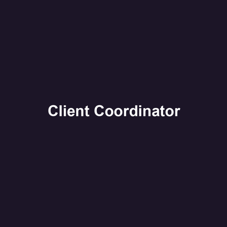 Client Coordinator