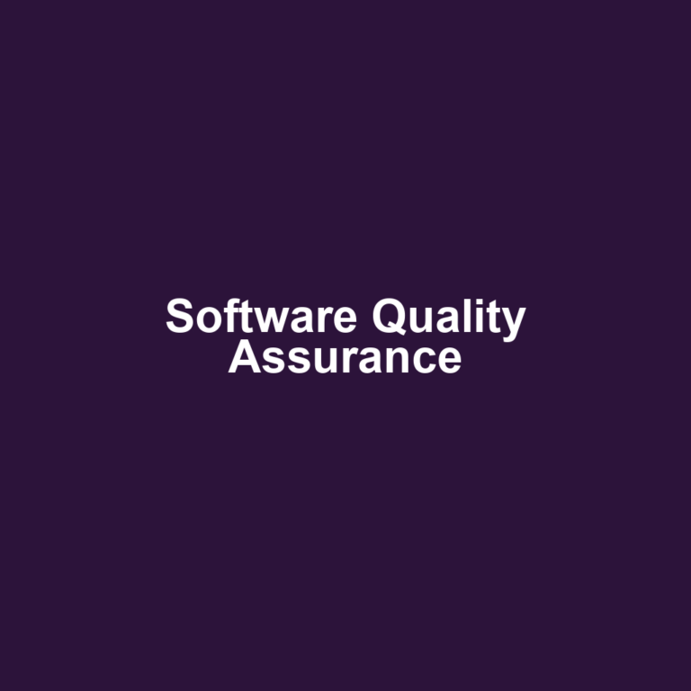 Software Quality Assurance