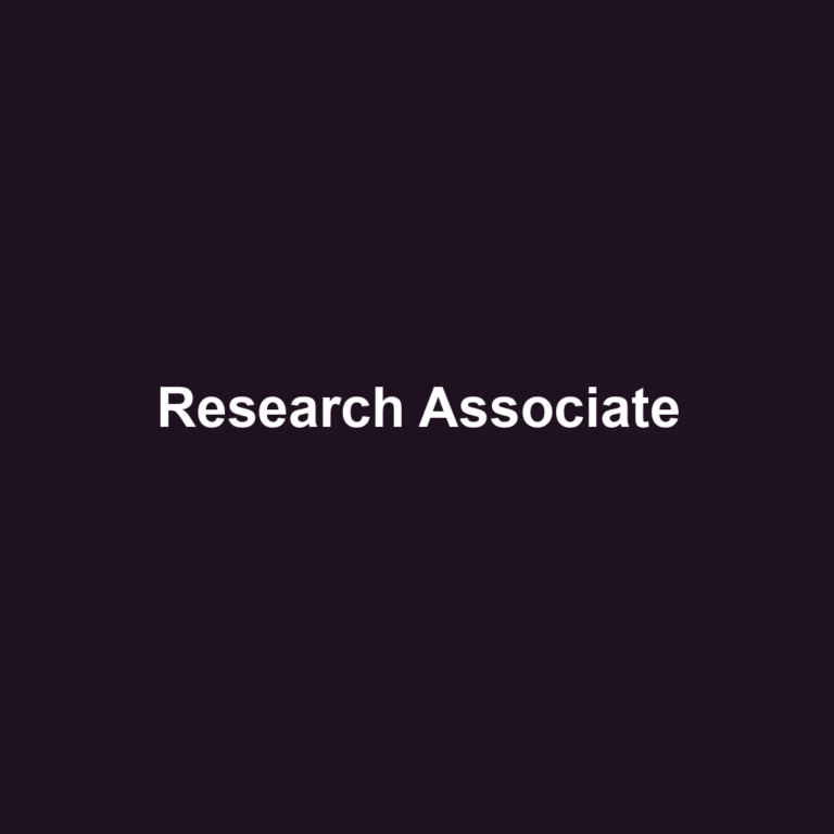 Research Associate