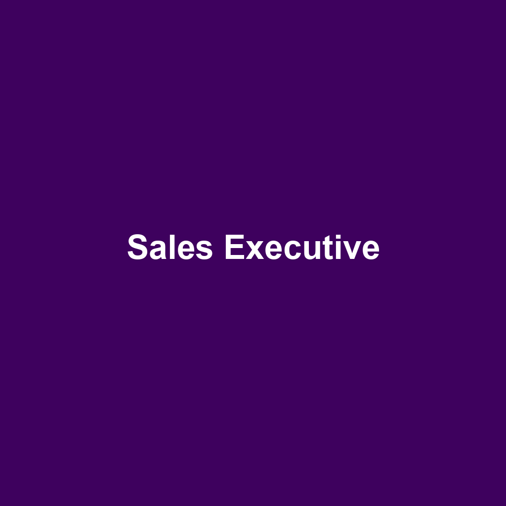 Sales Executive