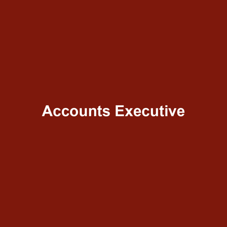 Accounts Executive