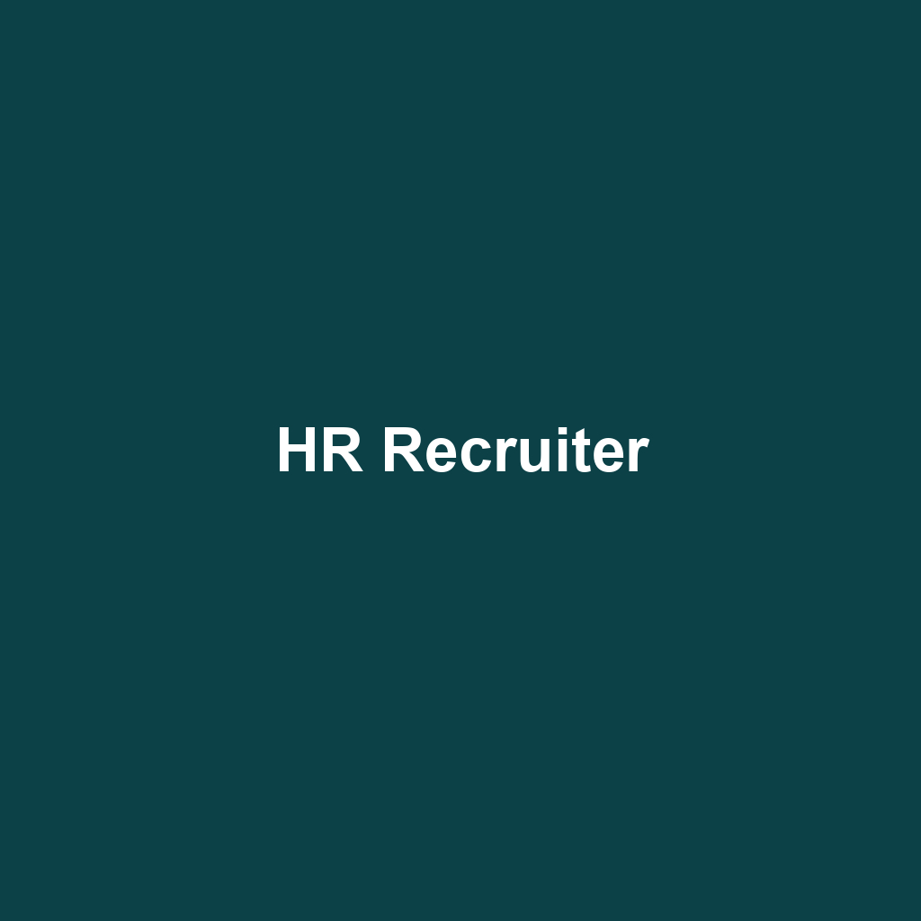 HR Recruiter