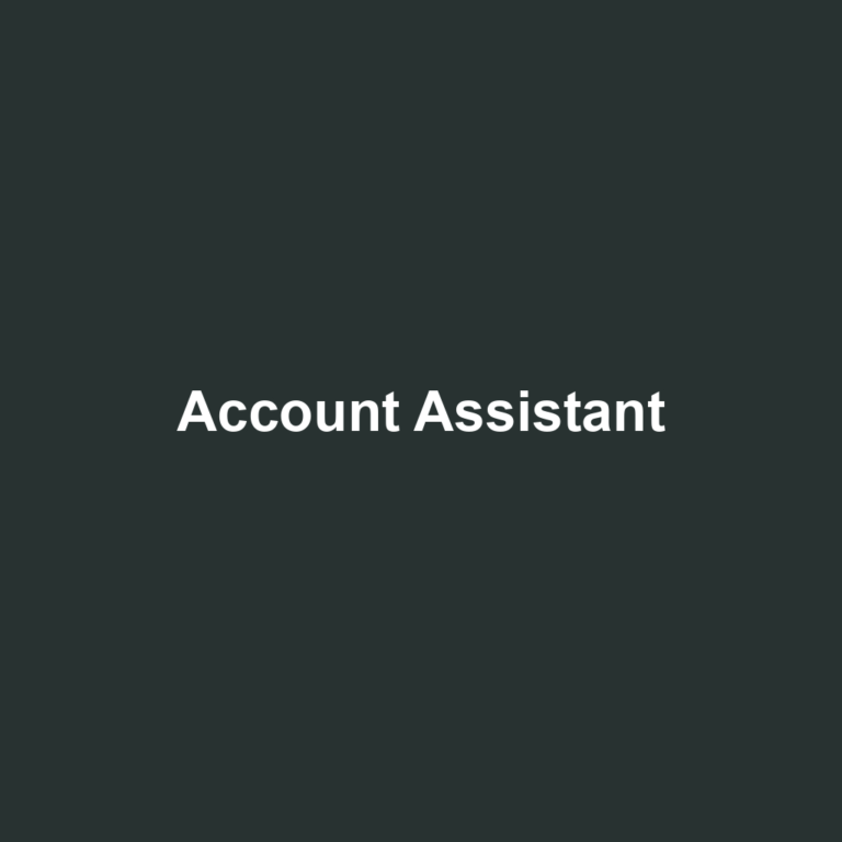 Account Assistant