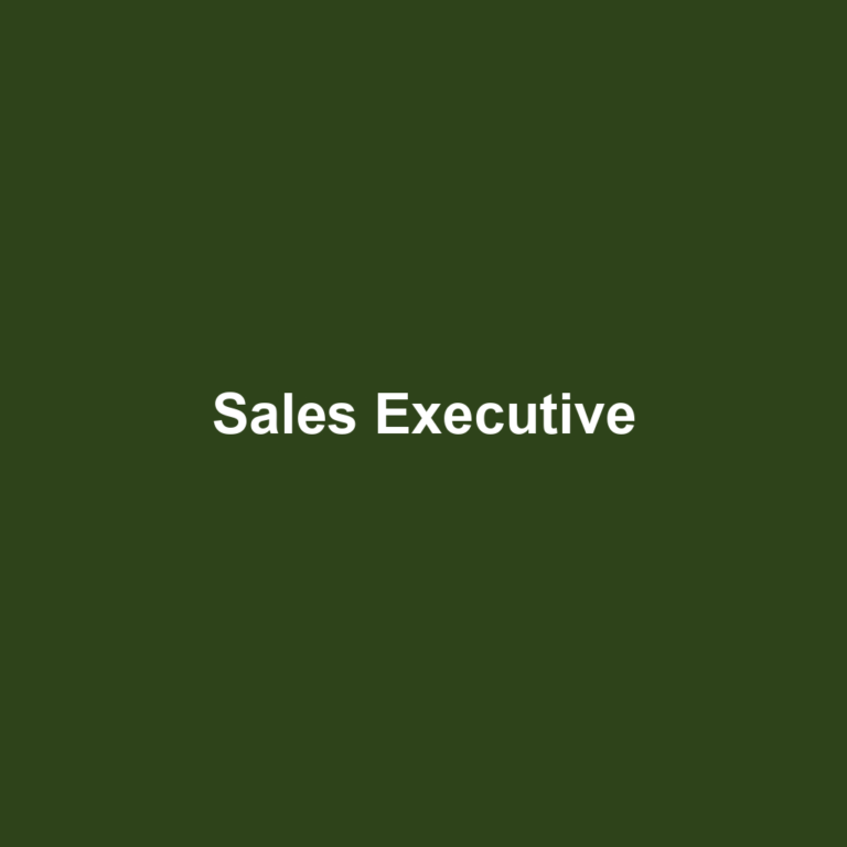 Sales Executive