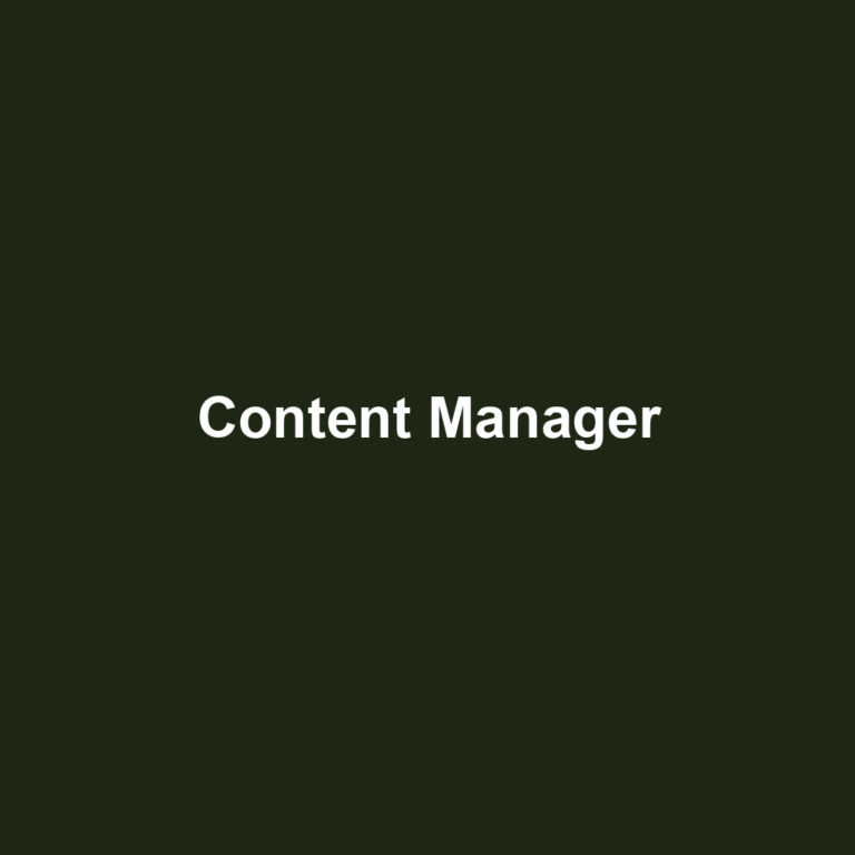 Content Manager