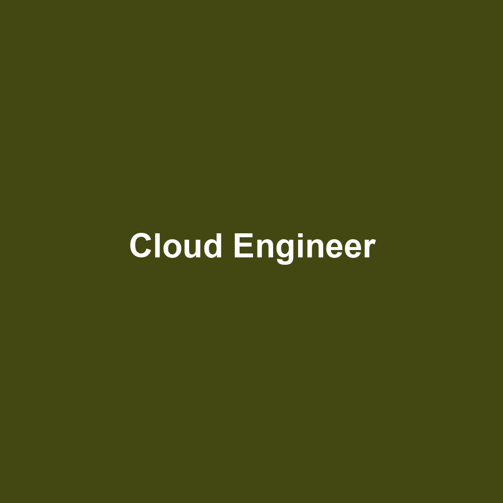 Cloud Engineer