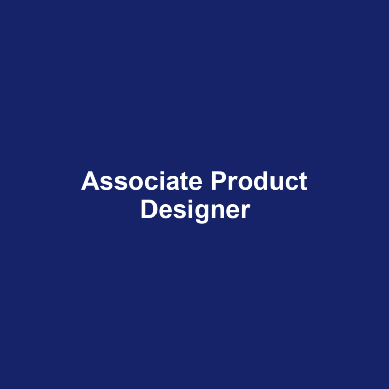 Associate Product Designer