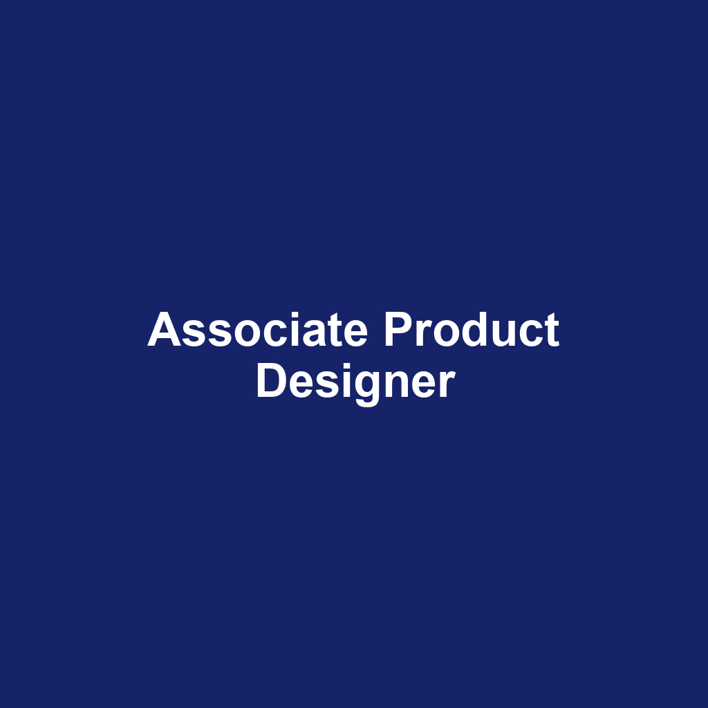 Associate Product Designer