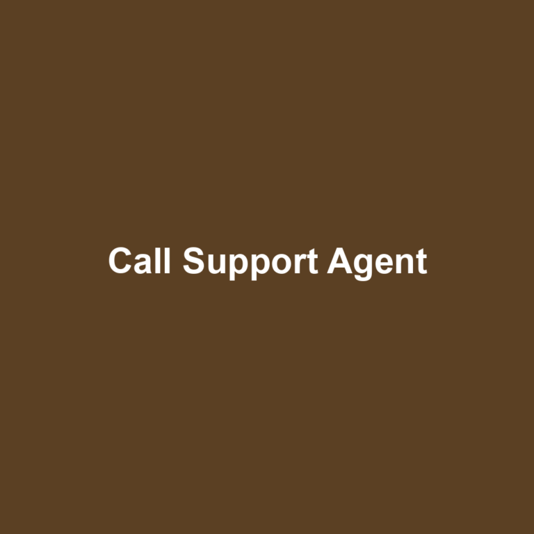 Call Support Agent