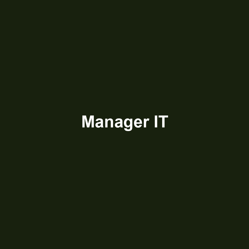 Manager IT