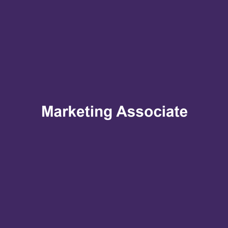 Marketing Associate