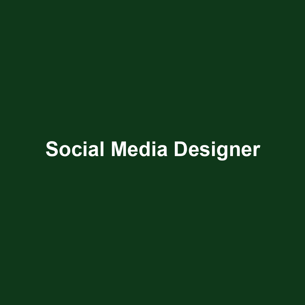 Social Media Designer