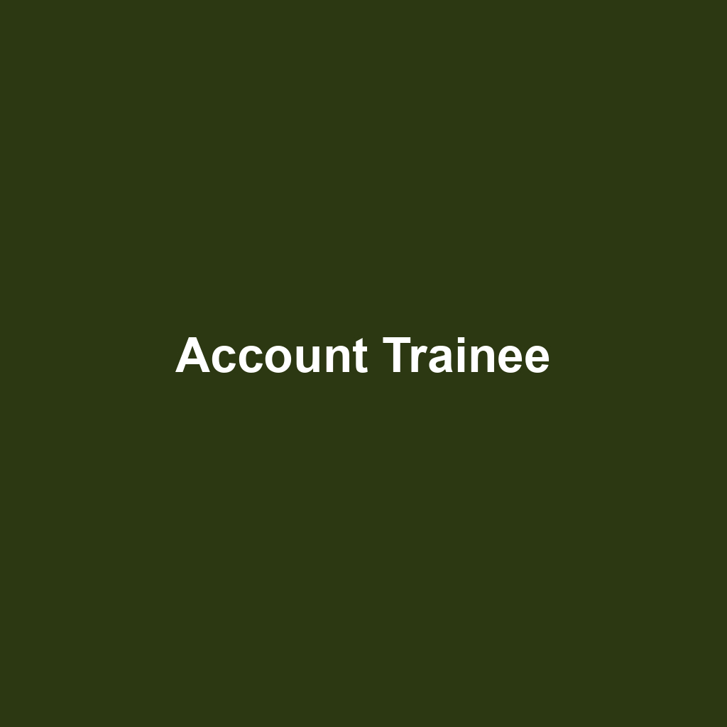 Account Trainee