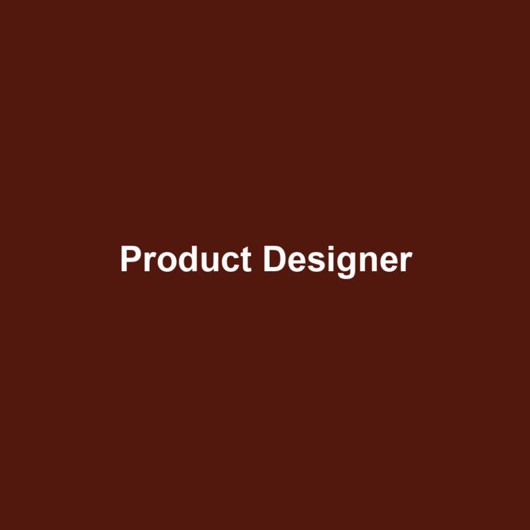 Product Designer