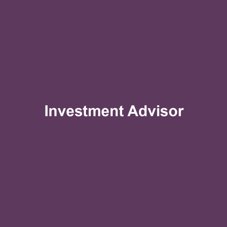 Investment Advisor