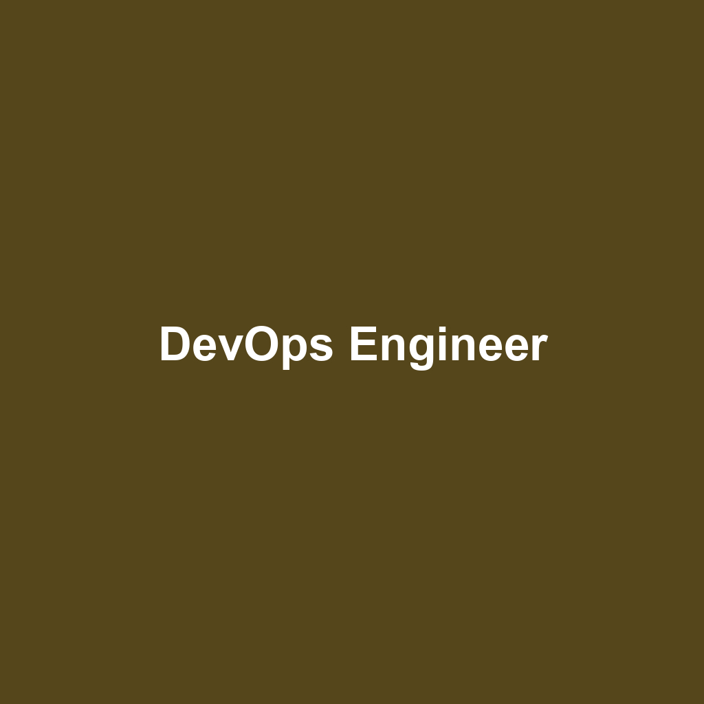 DevOps Engineer