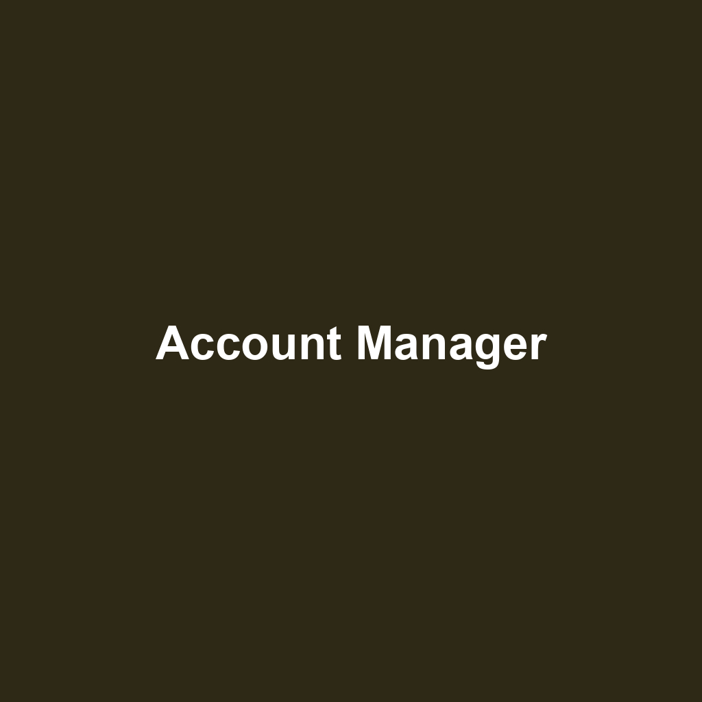 Account Manager