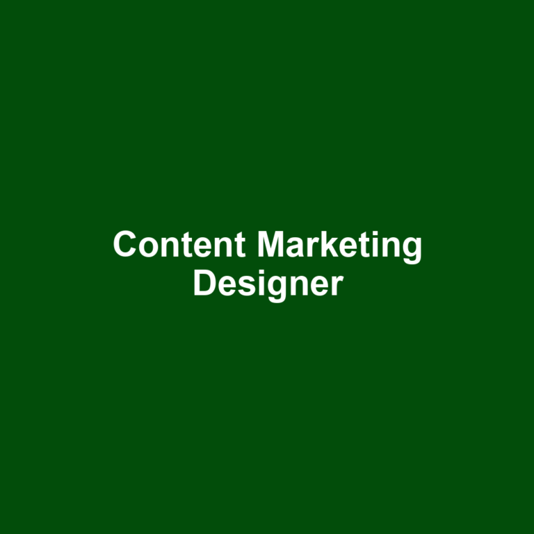 Content Marketing Designer