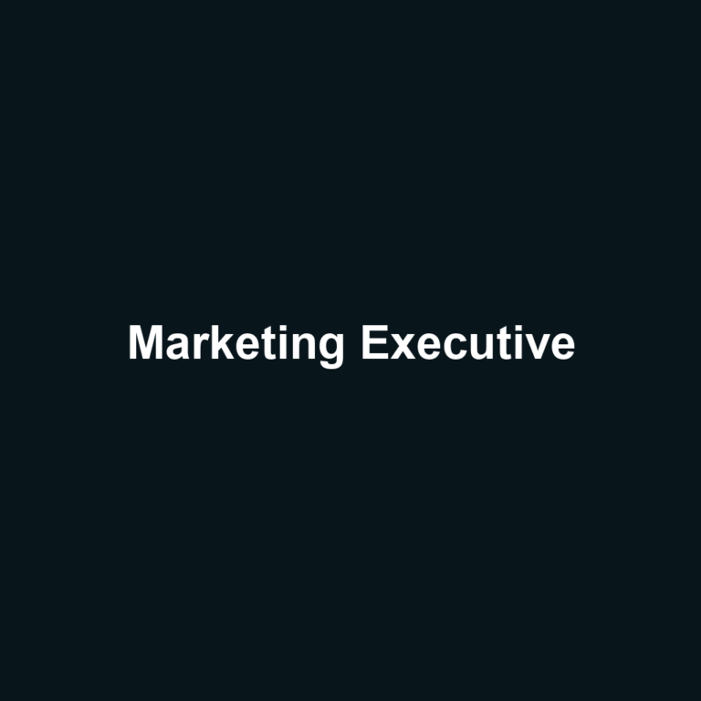 Marketing Executive