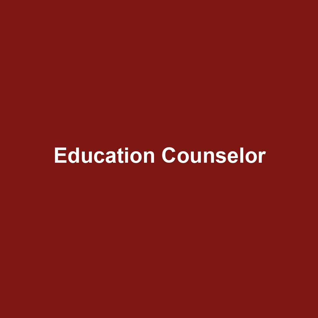 Education Counselor