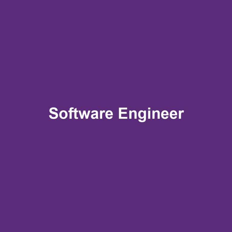 Software Engineer