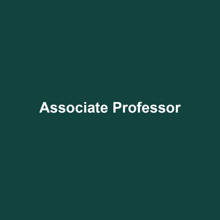 Associate Professor