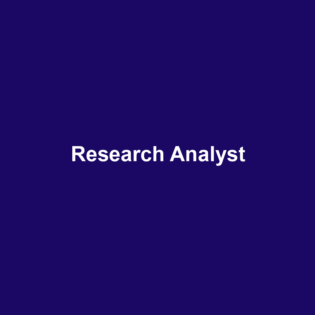 Research Analyst