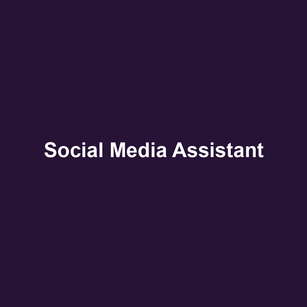 Social Media Assistant