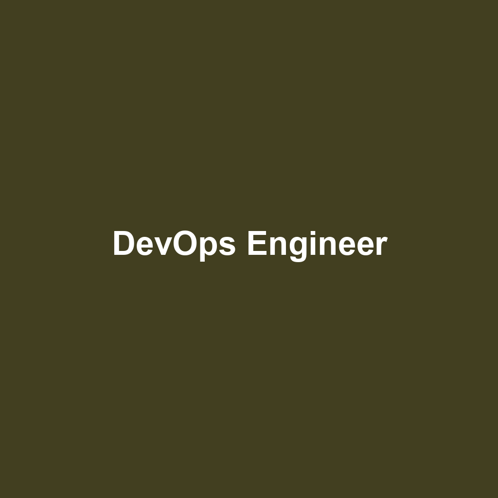 DevOps Engineer