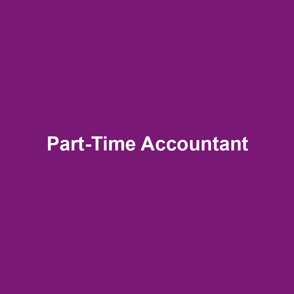 Part-Time Accountant