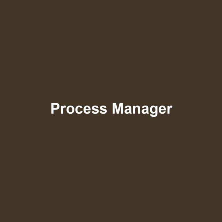 Process Manager