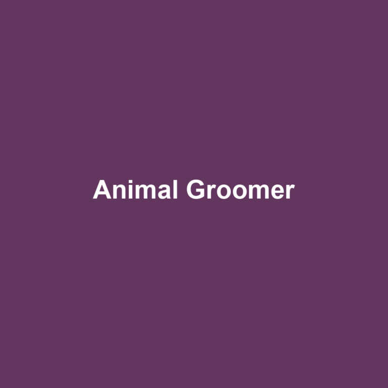Animal Groomer