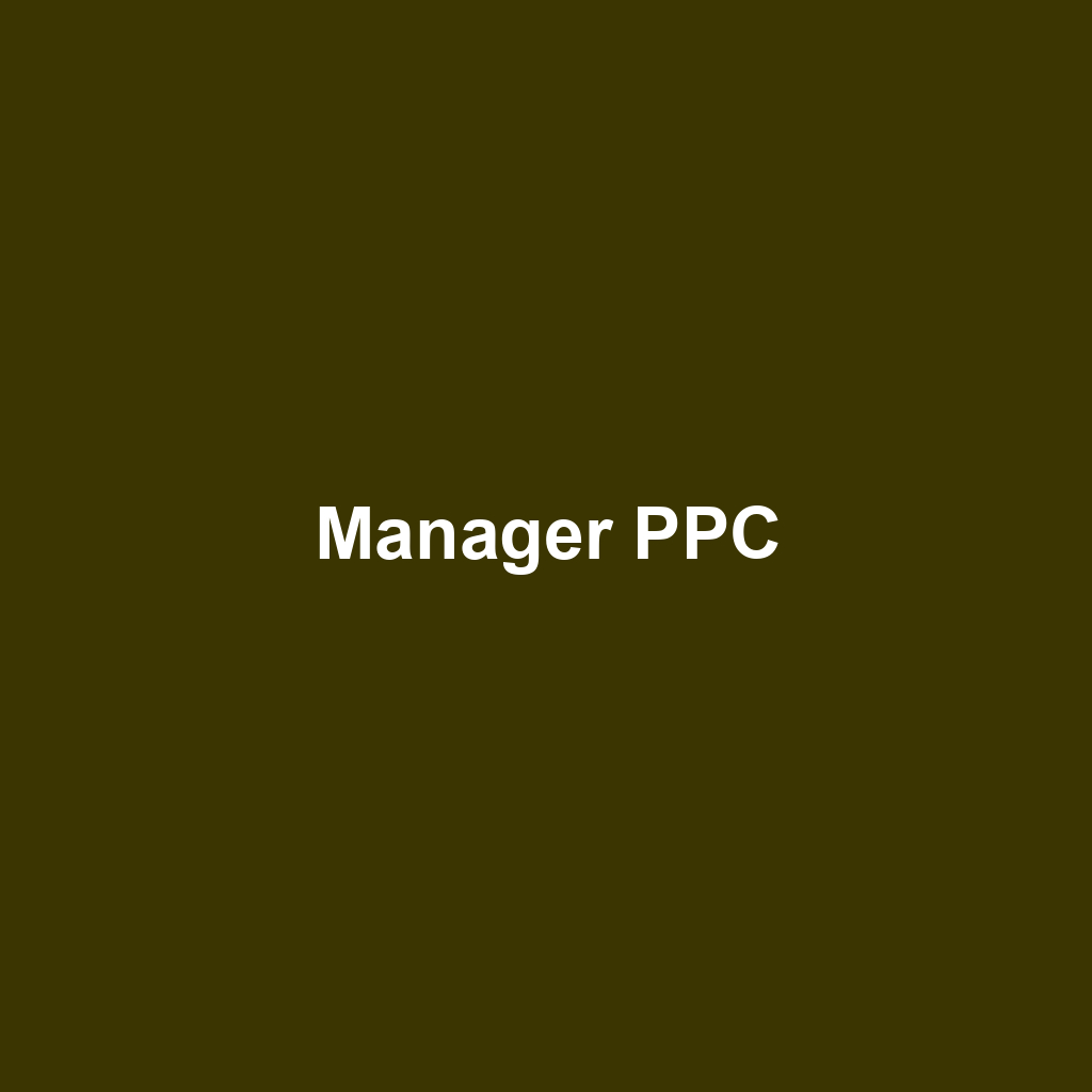 Manager PPC