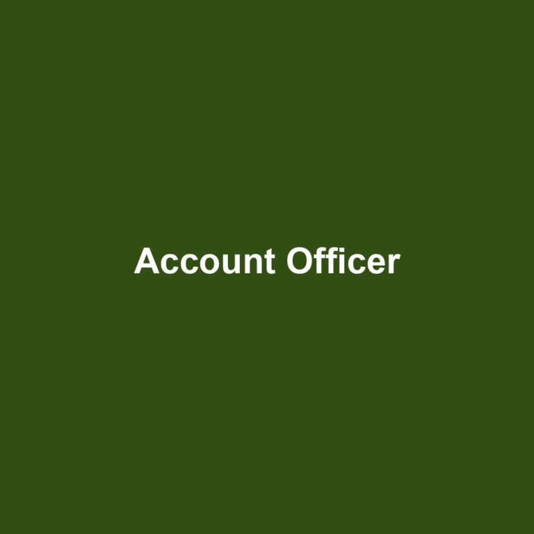 Account Officer